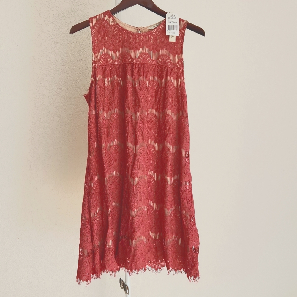 NWT - Speechless Dress - Size XL - Pink/Mauve Lace